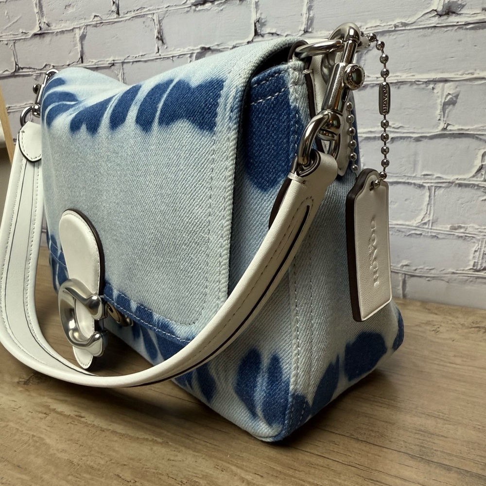 NWT Coach Soft Tabby Shoulder Bag With Tie Dye CU073 - Picture 3 of 10